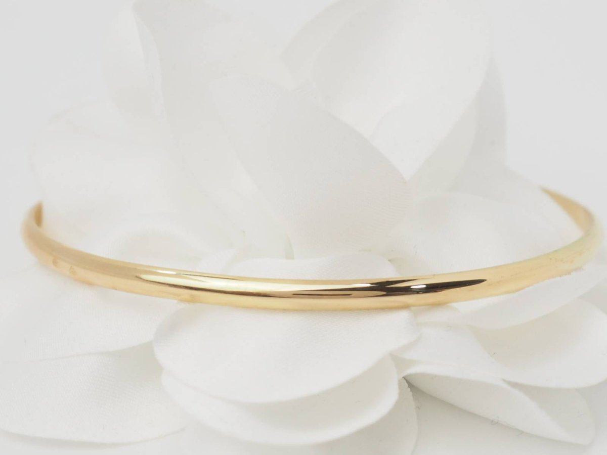 Bracelet demi jonc en or jaune - Castafiore