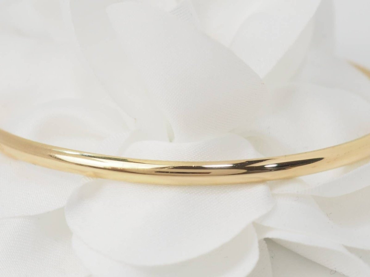 Bracelet demi jonc en or jaune - Castafiore