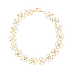 Bracelet dentelle deux ors - Castafiore