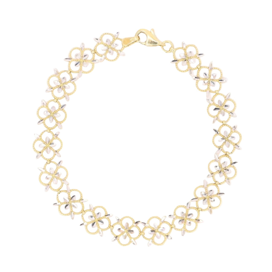 Bracelet dentelle deux ors - Castafiore