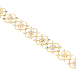 Bracelet dentelle deux ors - Castafiore