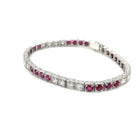 Bracelet d'été en or avec diamants et rubis gravés - Castafiore