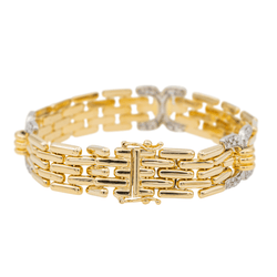 Bracelet Diamant en Or Jaune - Castafiore