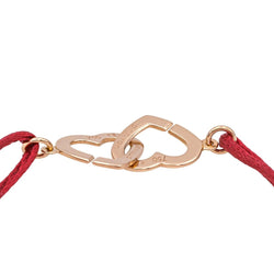 Bracelet DINH VAN "Double Coeur R13" en or rose - Castafiore