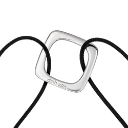 Bracelet DINH VAN "Impression" en or blanc - Castafiore