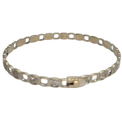 Bracelet DINH VAN "Impression" en or blanc et diamants - Castafiore
