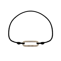 Bracelet DINH VAN "Maillon" en or blanc et diamants - Castafiore