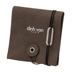 Bracelet DINH VAN "Maillon L" en or blanc et diamant - Castafiore