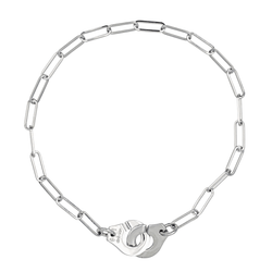 Bracelet DINH VAN "Menottes" en or blanc - Castafiore