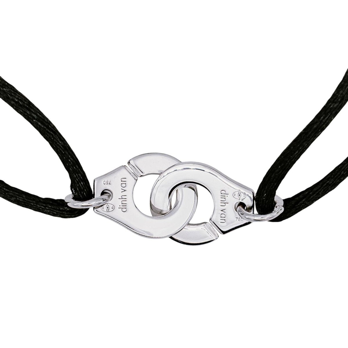 Bracelet DINH VAN "Menottes" en or blanc - Castafiore