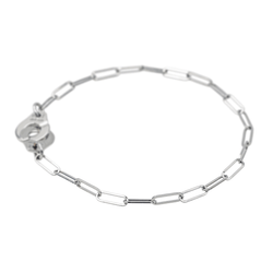 Bracelet DINH VAN "Menottes" en or blanc - Castafiore