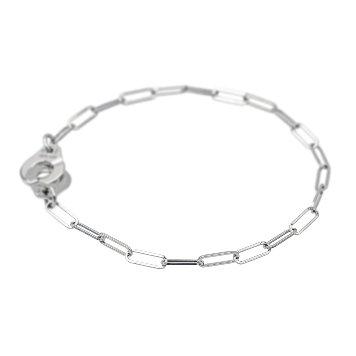 Bracelet DINH VAN "Menottes" en or blanc - Castafiore