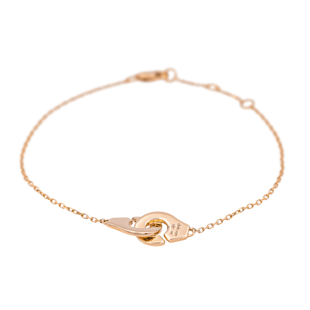 Bracelet DINH VAN "Menottes" en or rose - Castafiore