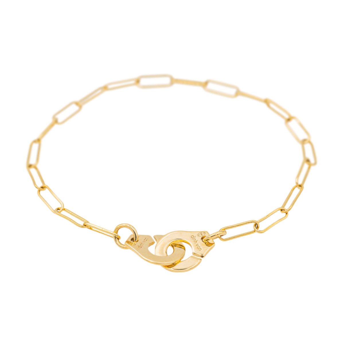 Bracelet Dinh Van Menottes Or jaune - Castafiore