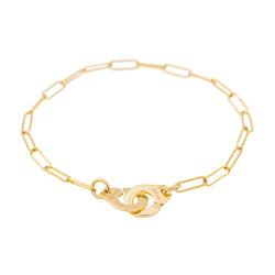 Bracelet Dinh Van Menottes Or jaune - Castafiore