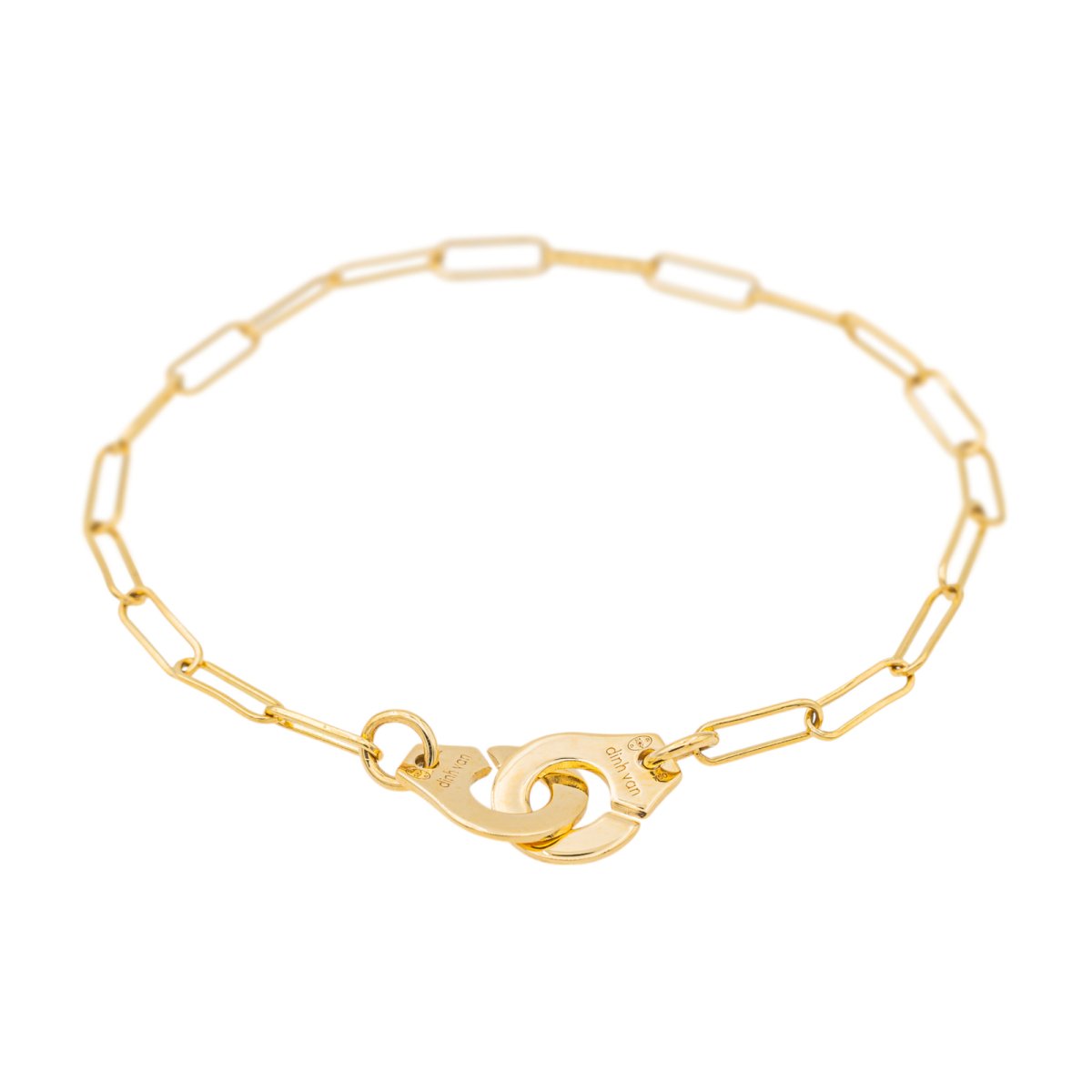 Bracelet Dinh Van Menottes Or jaune - Castafiore