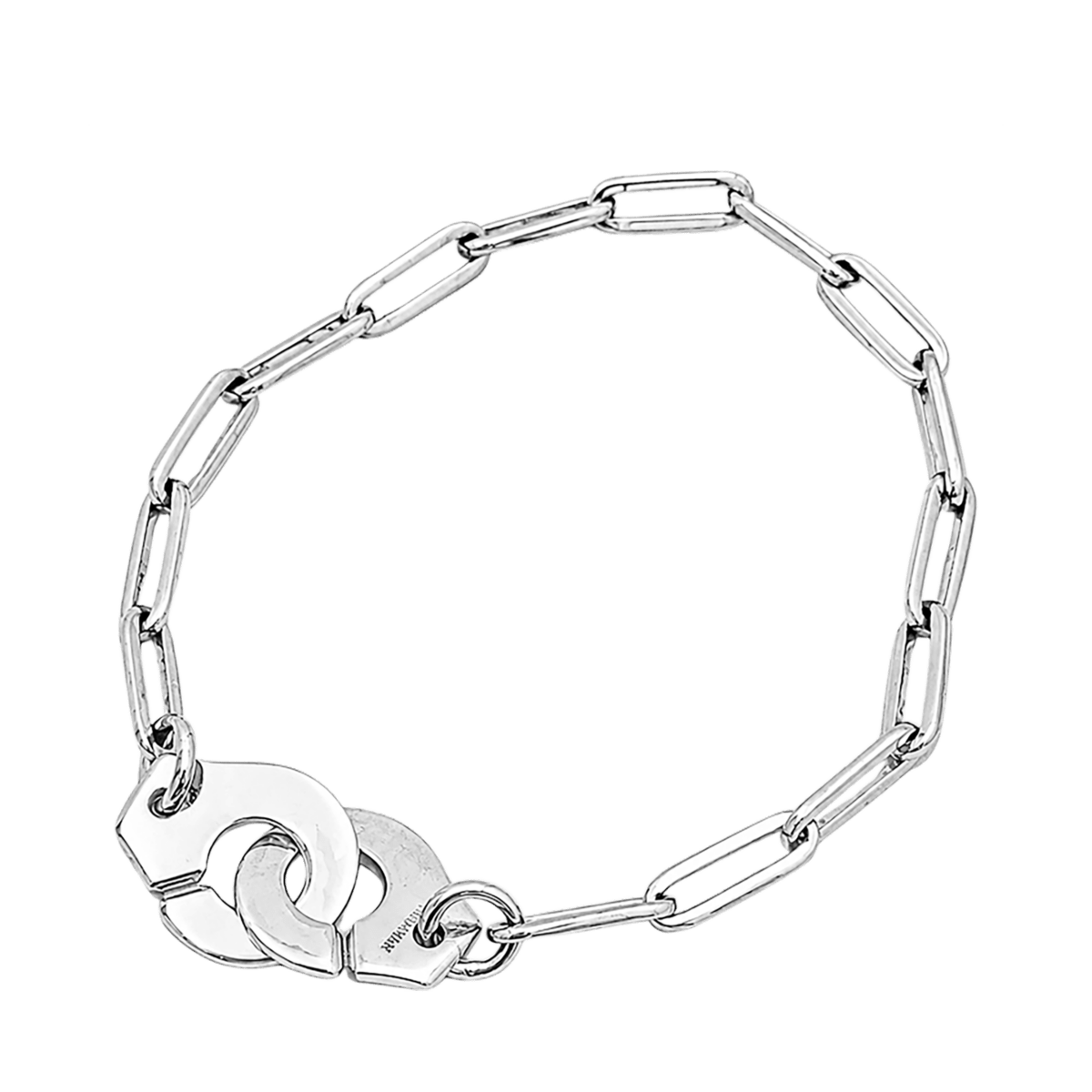Bracelet DINH VAN "Menottes R12" en or blanc - Castafiore