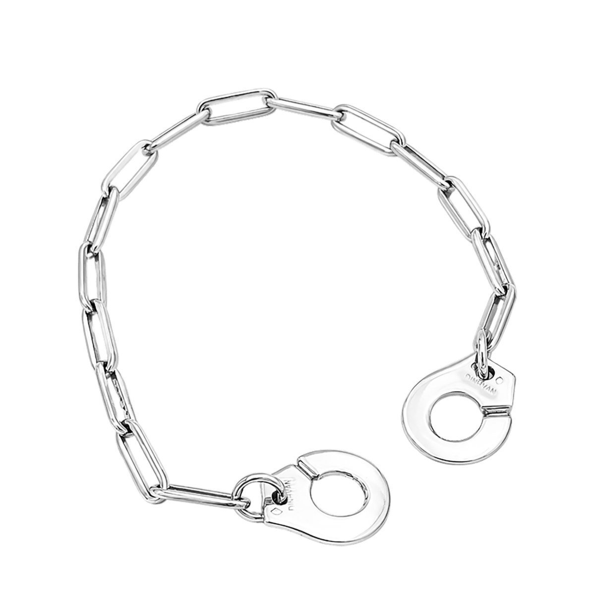 Bracelet DINH VAN "Menottes R12" en or blanc - Castafiore