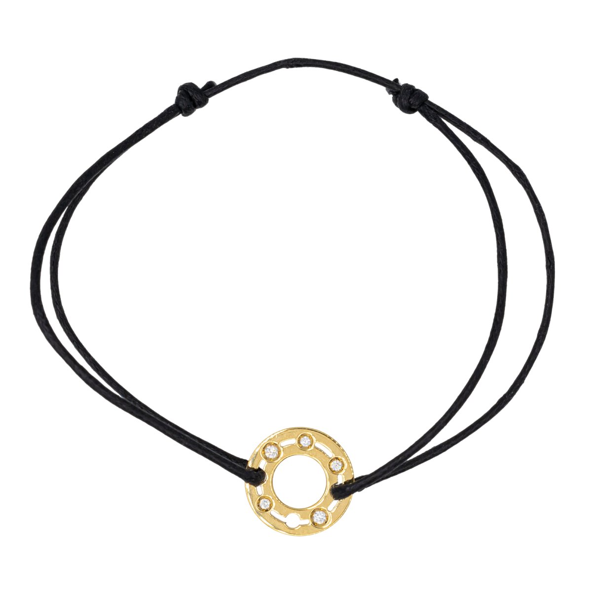 Bracelet DINH VAN "Pulse"en Or jaune et Diamants - Castafiore