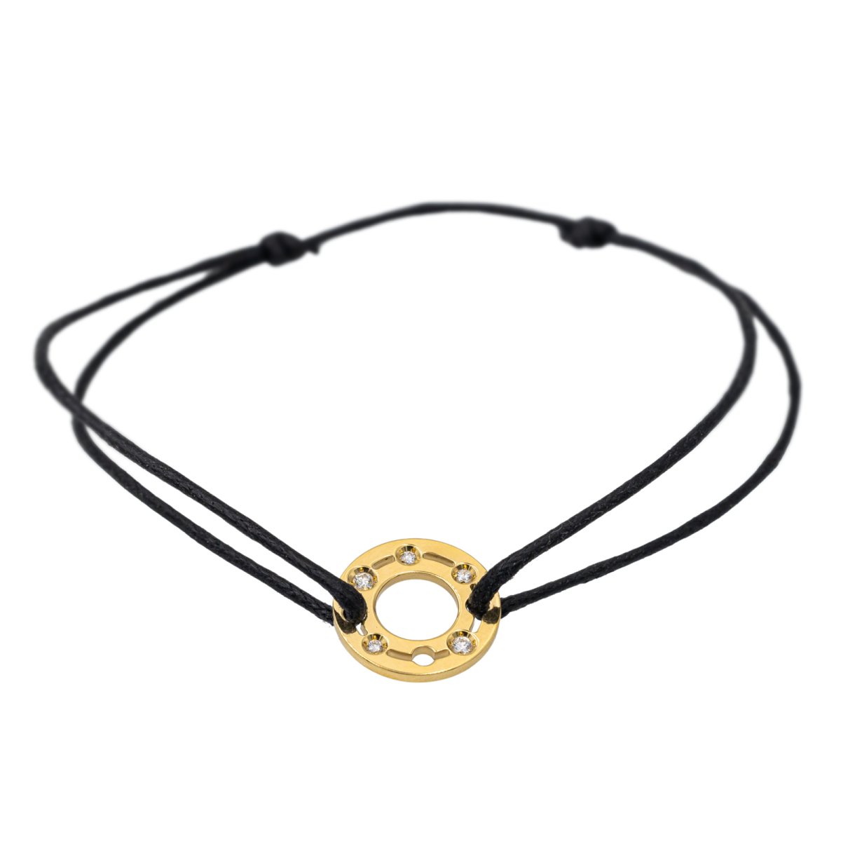 Bracelet DINH VAN "Pulse"en Or jaune et Diamants - Castafiore