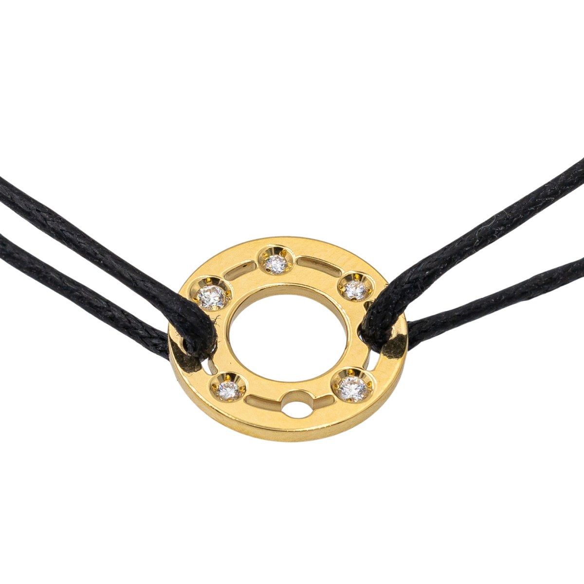 Bracelet DINH VAN "Pulse"en Or jaune et Diamants - Castafiore