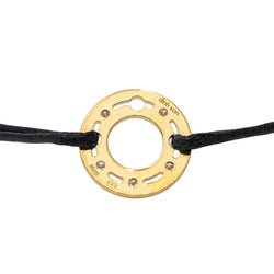 Bracelet DINH VAN "Pulse"en Or jaune et Diamants - Castafiore