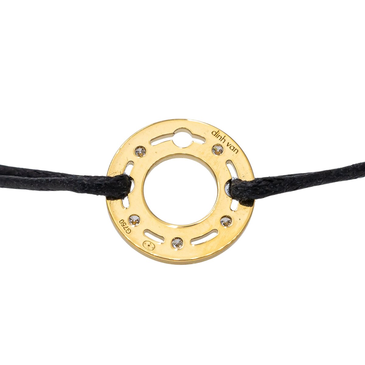 Bracelet DINH VAN "Pulse"en Or jaune et Diamants - Castafiore