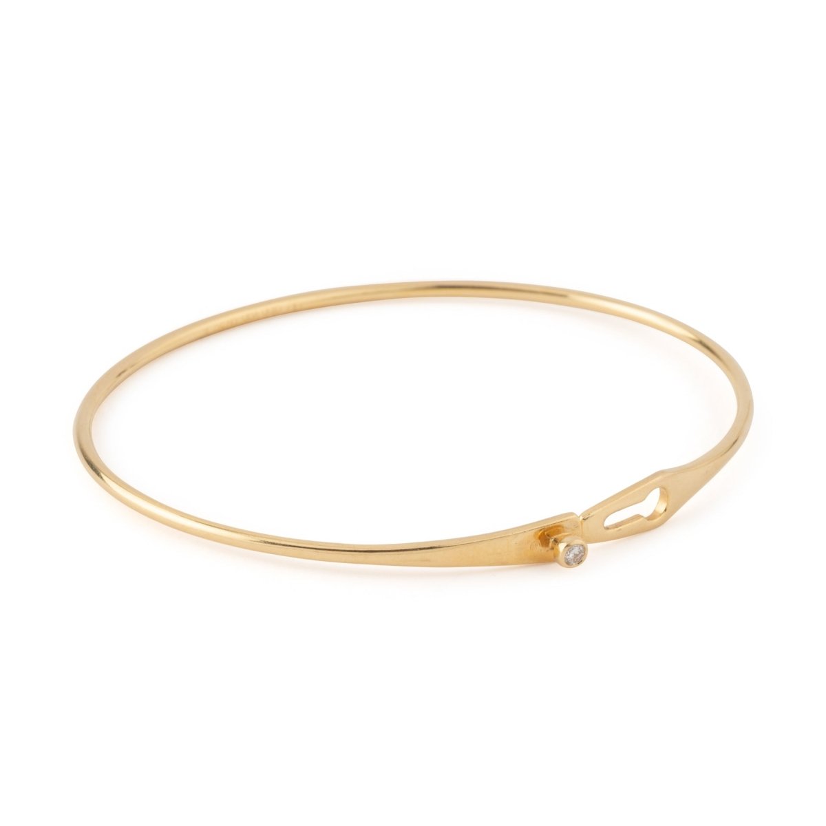 Bracelet DINH VAN "Serrure" en or jaune - Castafiore