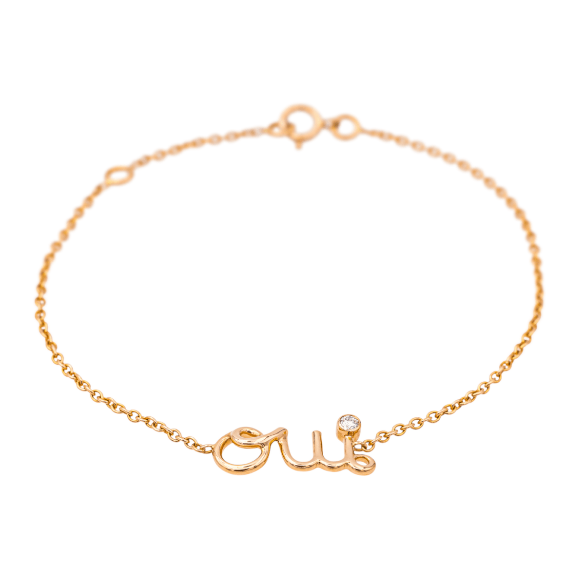 Bracelet DIOR "Amour" en or rose et diamant - Castafiore