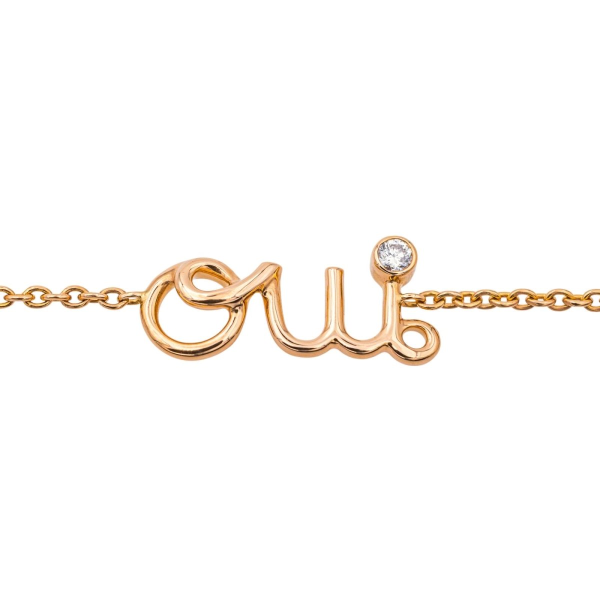 Bracelet DIOR "Amour" en or rose et diamant - Castafiore