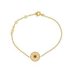 Dior Bracelet Compass rose Yellow gold Ruby