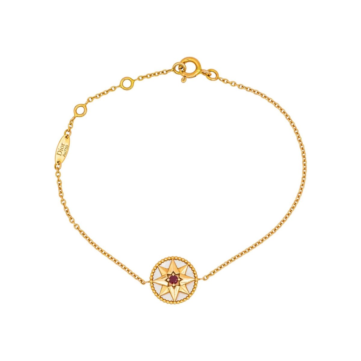 Dior Bracelet Compass rose Yellow gold Ruby