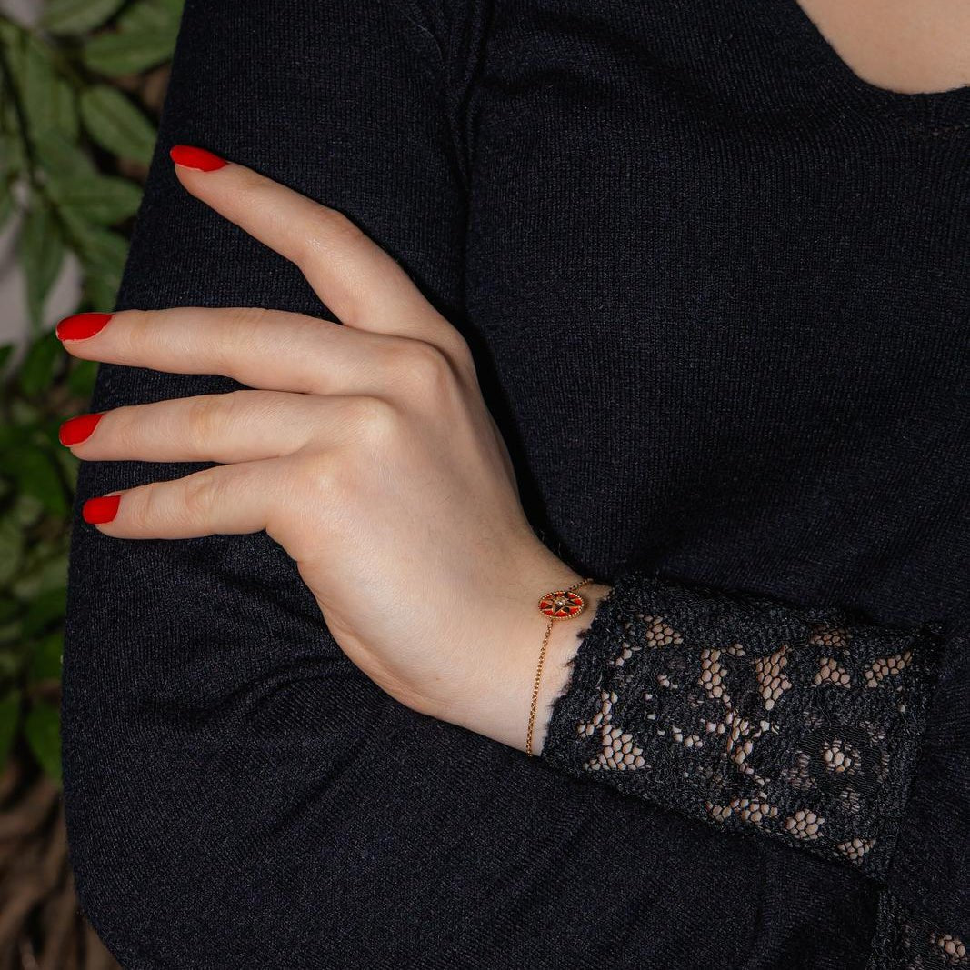 Dior Bracelet Compass rose Rose gold diamond