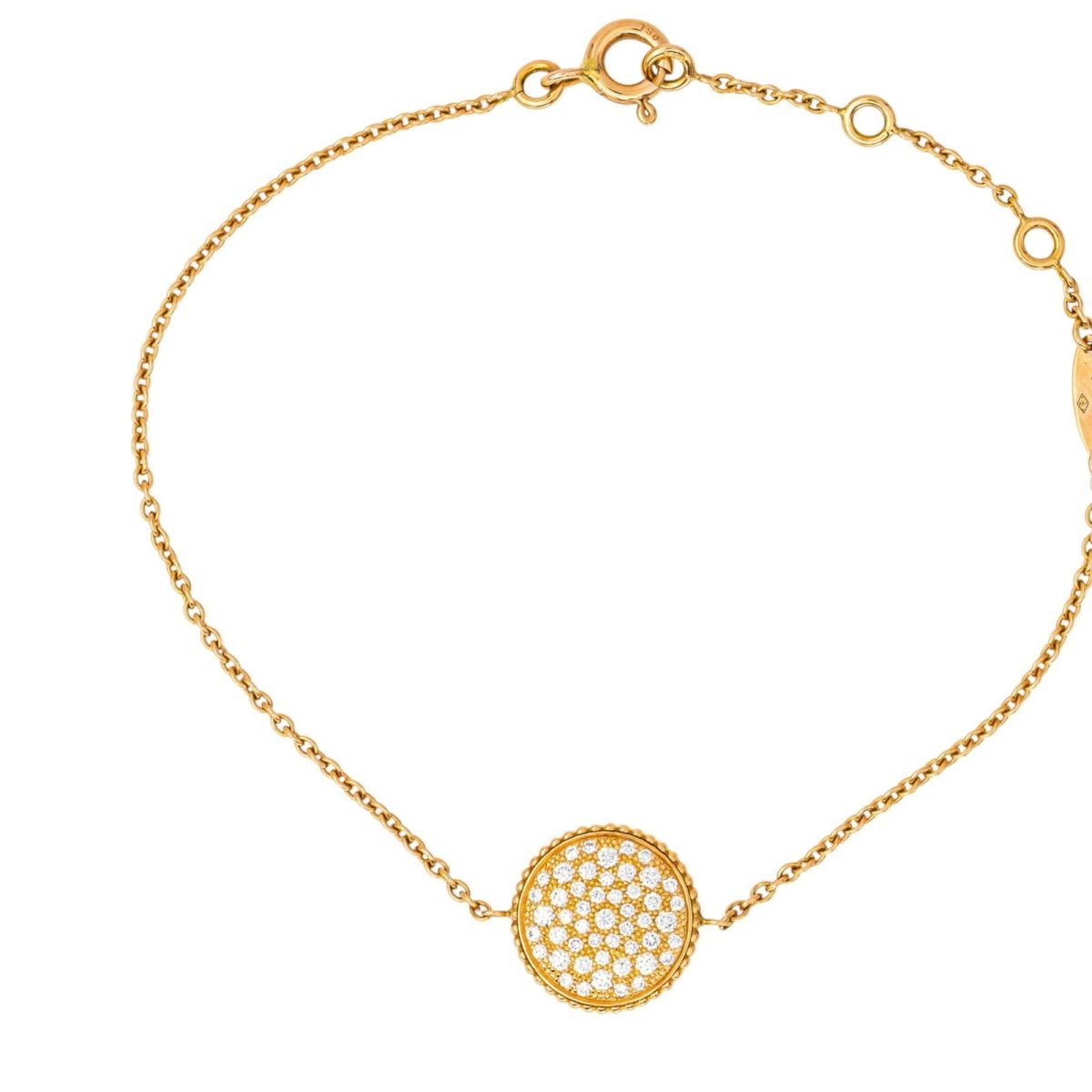 Bracelet DIOR "Rose des vents" en or rose et diamants - Castafiore