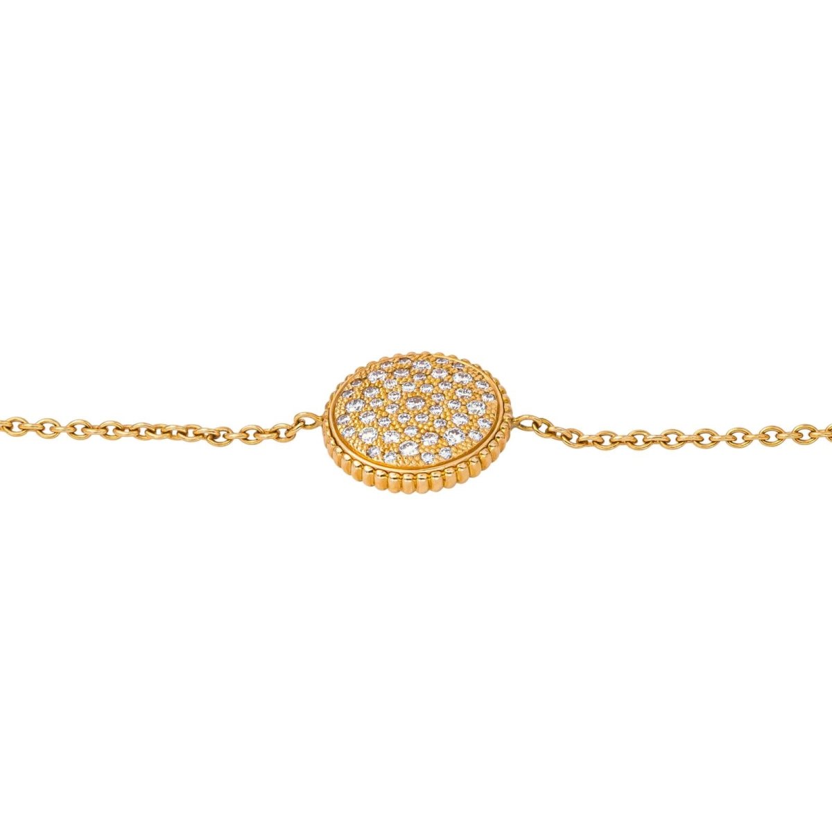 Bracelet DIOR "Rose des vents" en or rose et diamants - Castafiore