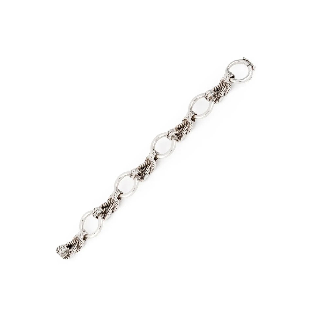 Bracelet en argent de la maison Hermès modèle Audierne - Castafiore