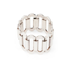 Bracelet en argent de la maison hermès modèle Ondine - Castafiore