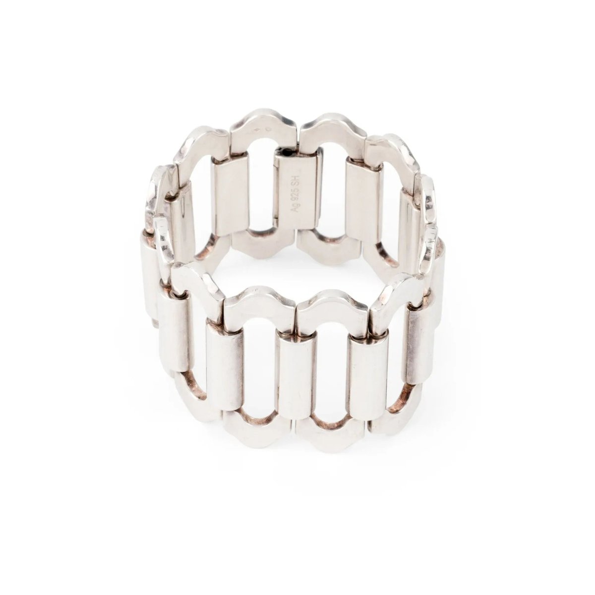 Bracelet en argent de la maison hermès modèle Ondine - Castafiore