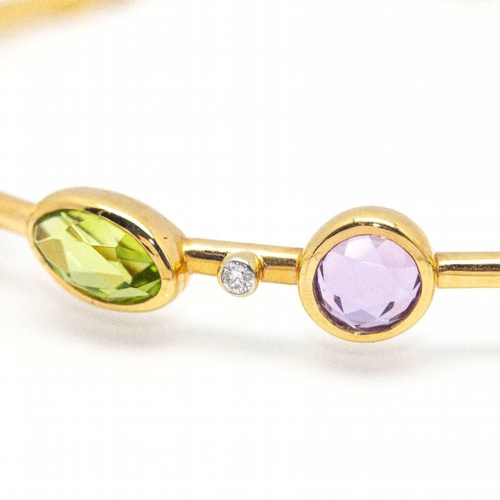 Bracelet en diamants et pierres précieuses - Castafiore