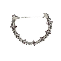 Bracelet en or 18 carats avec diamants et rubis naturels - Castafiore