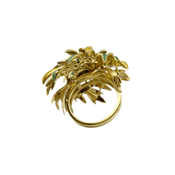 Bracelet en or blanc, émail et diamants - Castafiore