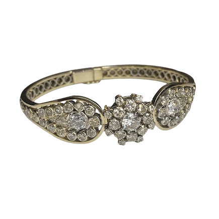 Bracelet en or blanc et damants - Castafiore