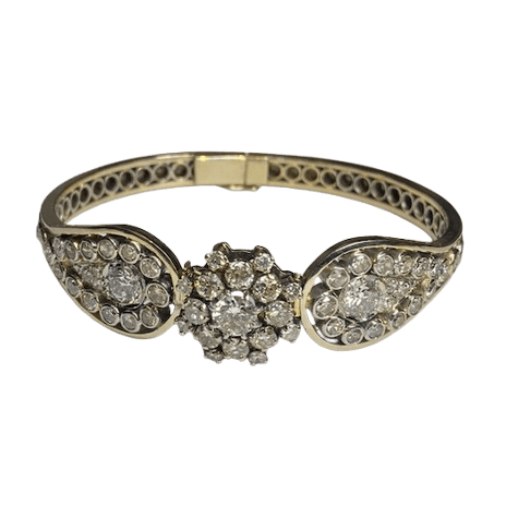 Bracelet en or blanc et damants - Castafiore
