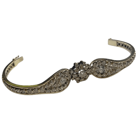 Bracelet en or blanc et damants - Castafiore
