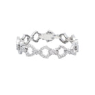 Bracelet en or blanc et diamants - Castafiore