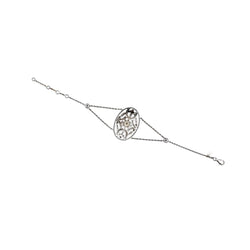 Bracelet en or blanc et diamants - Castafiore
