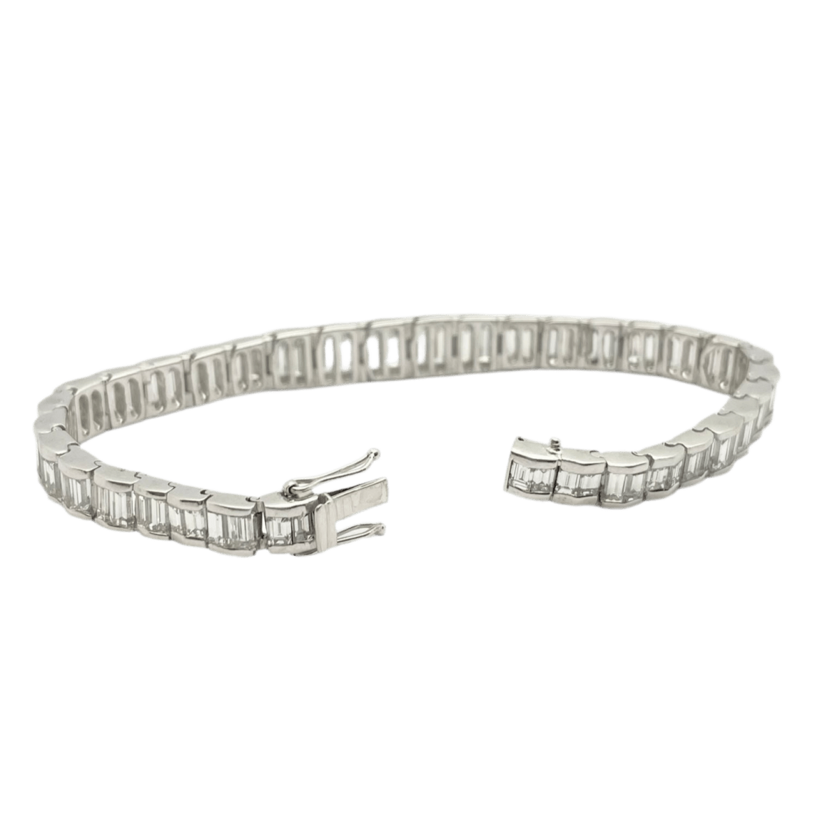 Bracelet en or blanc et diamants - Castafiore