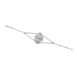 Bracelet en or blanc et diamants - Castafiore