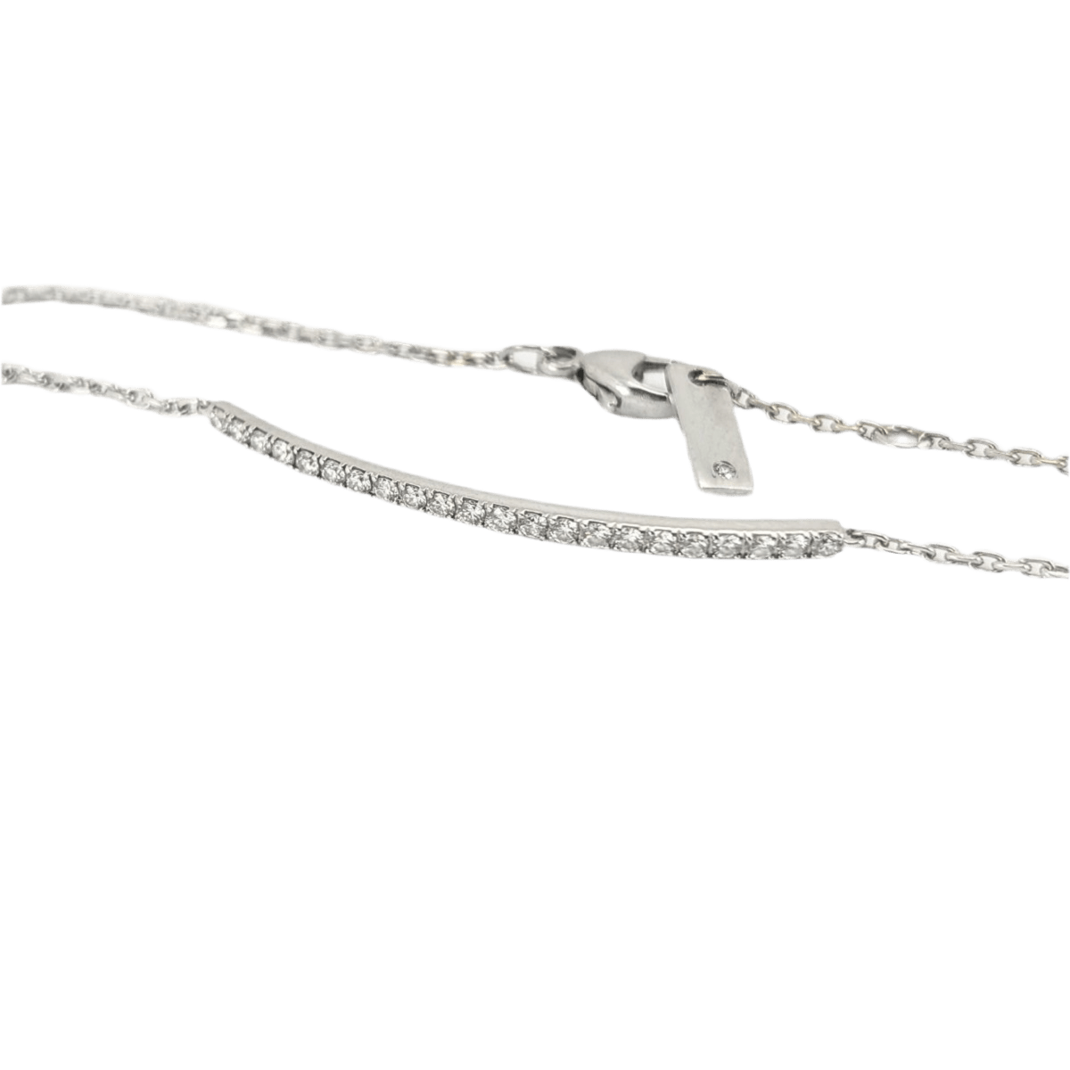 Bracelet en or blanc et diamants - Castafiore