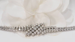 Bracelet en or blanc et diamants - Castafiore